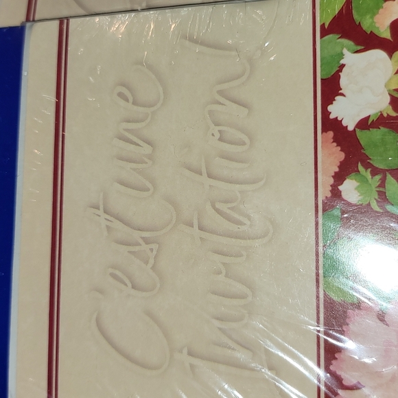 Set of 16 French Invitations (Cartes d'invitation) - Picture 2 of 3